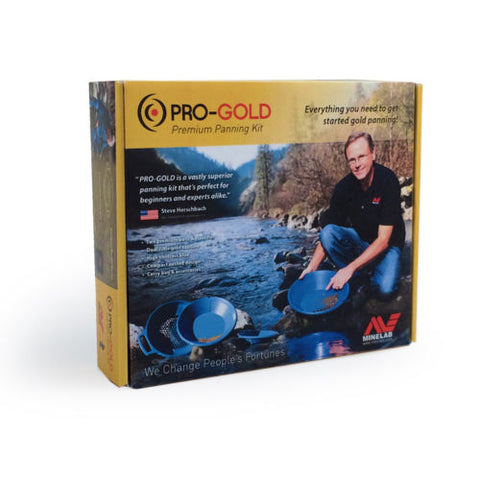 Minelab PRO-GOLD Gold Panning Kit 2 Gold Pans, Classifier and More
