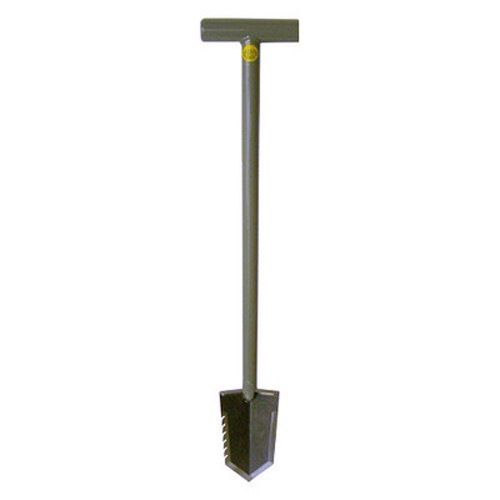Lesche Combo w/ Serrated T-Handle Shovel, Right Serrated Digging Tool + Holster