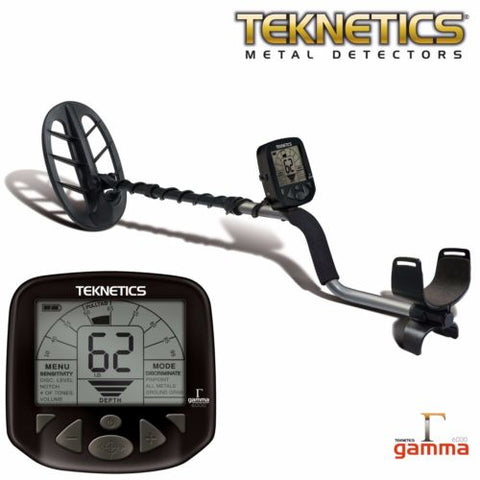 Teknetics Gamma 6000 Metal Detector w/ 11" DD Double-D Coil and 5 Year Warranty