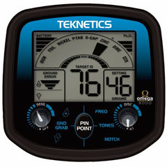 Teknetics Omega 8500 Metal Detector w/ 11" DD Double-D Coil & 5 Year Warranty