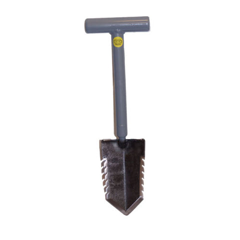 Lesche Mini Sampson 18" T-Handle Shovel with Double Serrated Edge and Holster