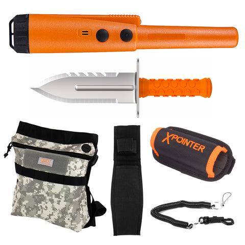Quest xPointer Land - Orange, Digital Camo Pouch &amp; Diamond Digger Tool Right