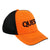 Quest Metal Detectors Orange/Black Mesh Hat Baseball Cap with Adjustable Strap