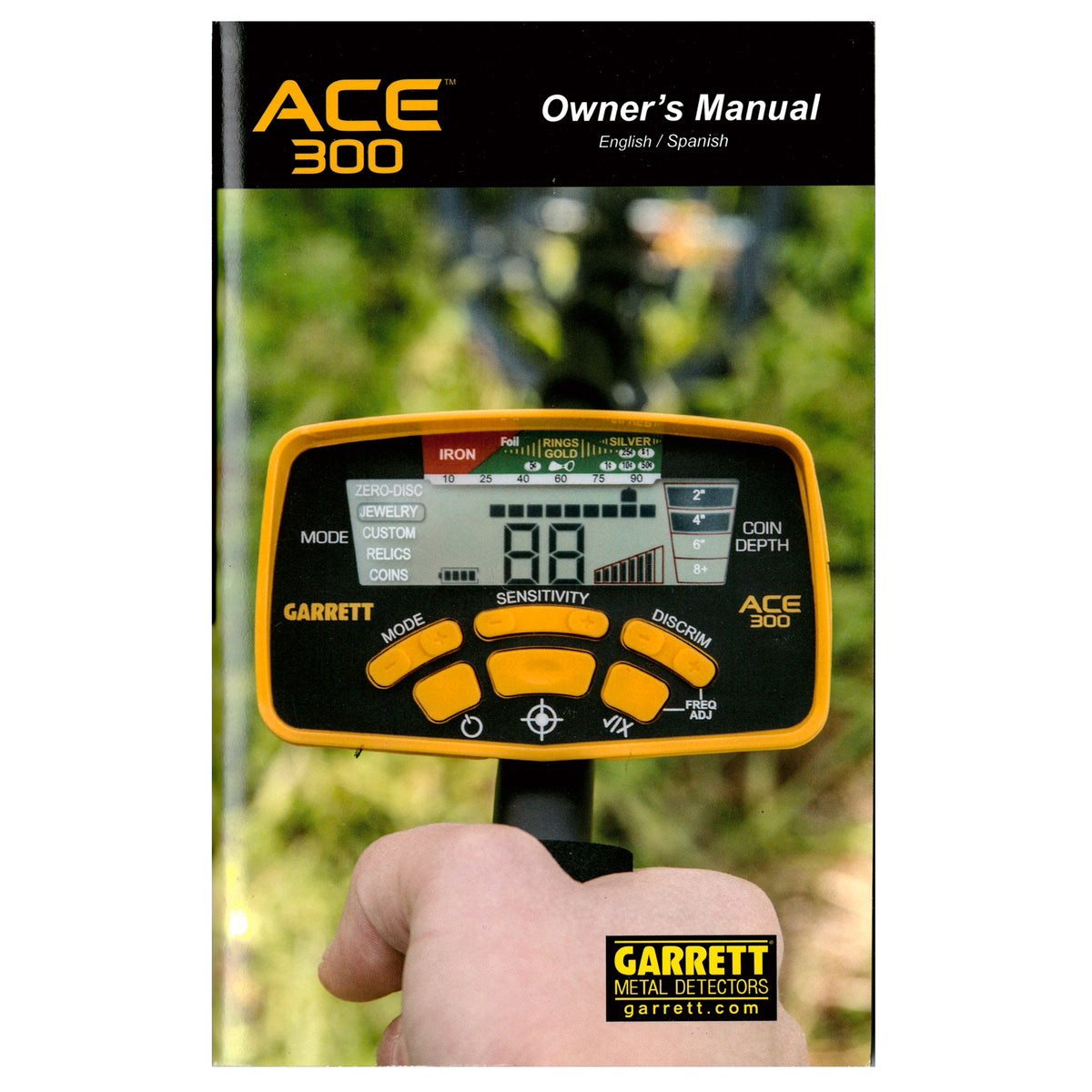 Garrett ACE 300 Metal Detector Owner's Manual