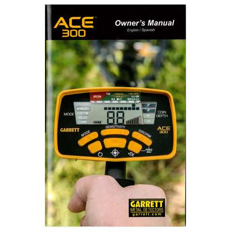 Garrett ACE 300 Metal Detector Owner's Manual