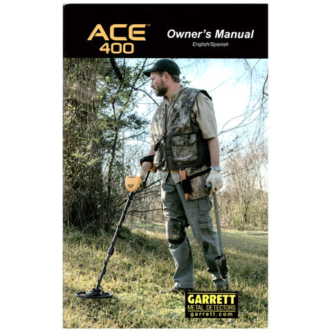 Garrett ACE 400 Metal Detector Owner's Manual