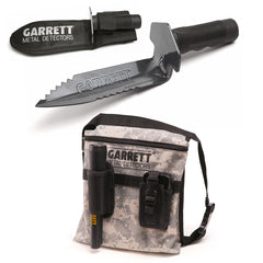 Garrett Edge Digger w/ Sheath &amp; Camo Finds Pouch Combo