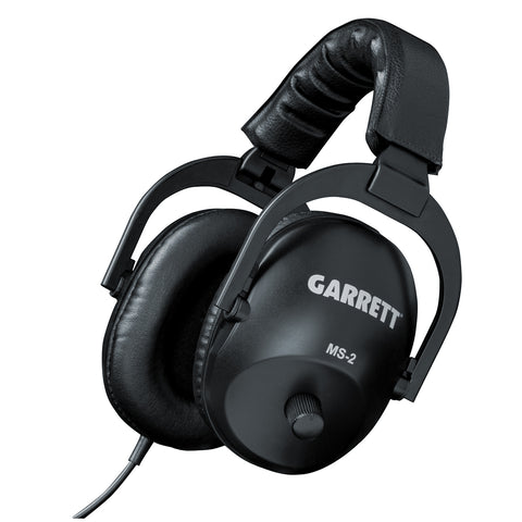 Garrett MS-2 Headphones with Watertight 2-pin Plug for Garrett Metal Detector
