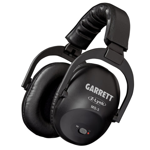Garrett AT MAX Detector, MS-3 Headphones, Pro-Pointer AT Z-Lynk, Digger & Pouch