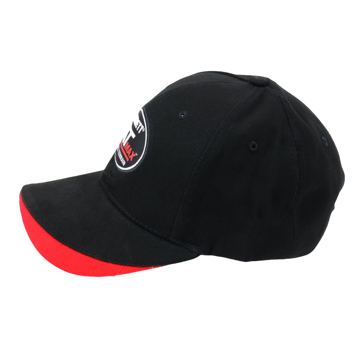 Garrett AT MAX Black Baseball Cap One Size Fits All with Fastener Strap