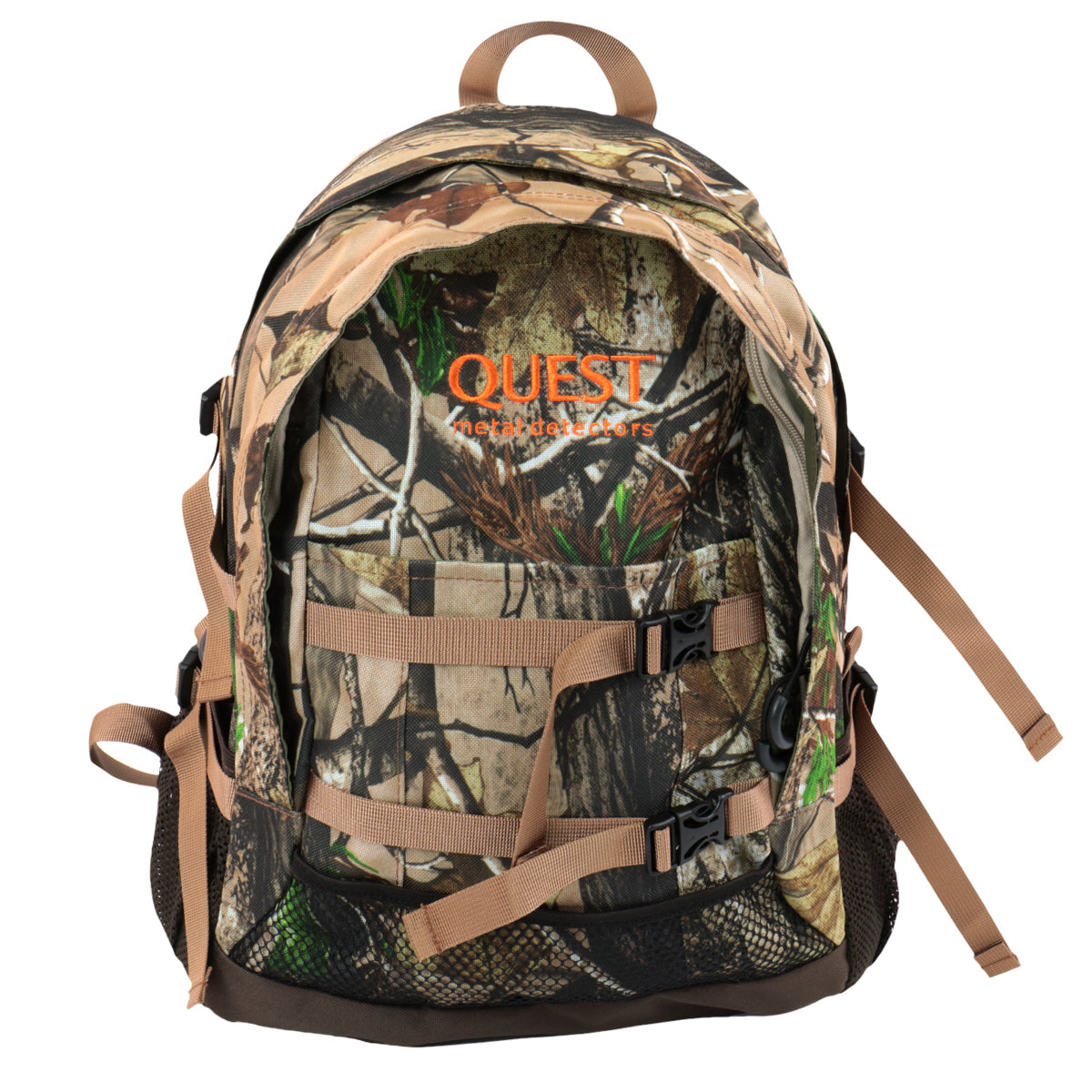 Quest Metal Detectors All Purpose Camo Backpack