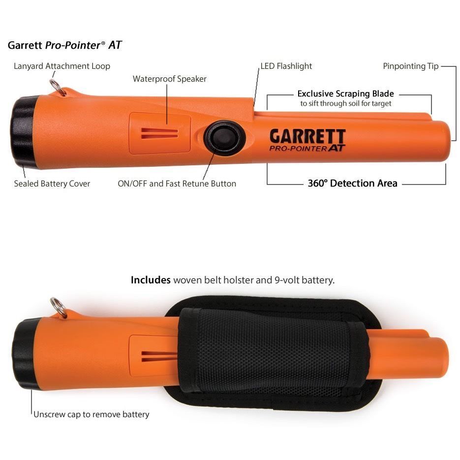 Garrett Pro Pointer AT Pinpointer Detector Waterproof ProPointer & Edge Digger