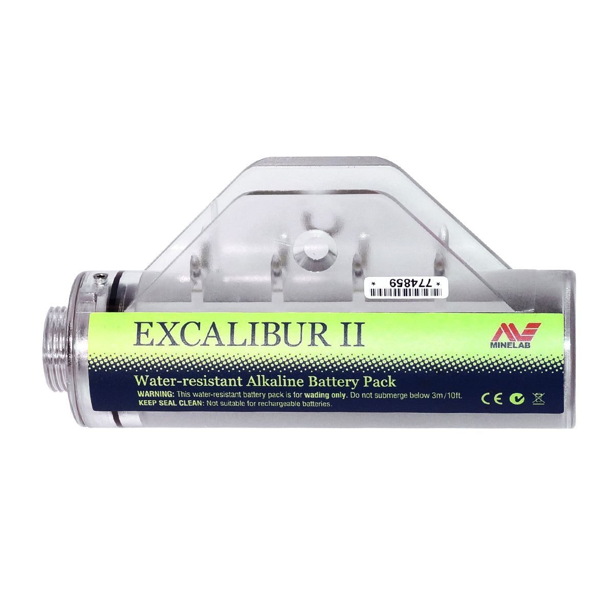 Minelab Excalibur II Metal Detector 10" Search Coil and Alkaline Battery Pack