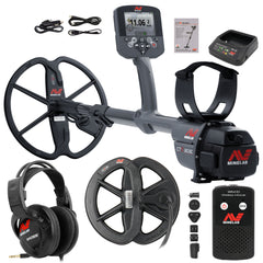 Minelab CTX 3030 Waterproof Metal Detector with 6" Round Smart Coil and Cover