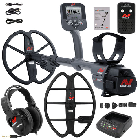 Minelab CTX 3030 Underwater Detector Holiday Bundle with 17" DD Smart Coil