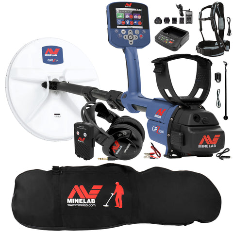 Minelab GPZ 7000 All Terrain Gold Metal Detector with Black Padded Carry Bag