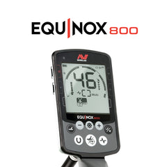 Minelab EQUINOX 800 Metal Detector, 15" Coil, Pro-Find 35 Pinpointer, & 6" Coil