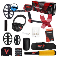 Minelab VANQUISH 540 Pro Pack Detector w/ 2 Coils, Pro-Find 35 Pinpointer, & Bag