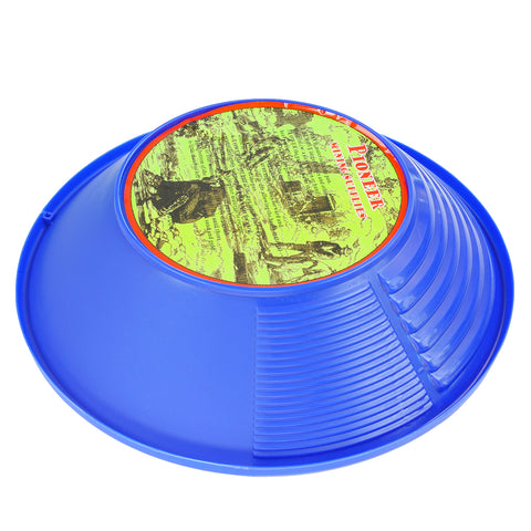 Pioneer Mining 12" Blue Gold Pan for Gold Prospecting