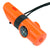 7-in-1 Orange Survival Whistle with LED Flashlight
