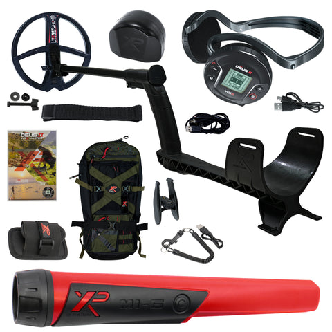 XP DEUS II WS6 Master Fast Multi Frequency Metal Detector with 9" FMF Coil