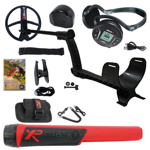 XP DEUS II WS6 Master Fast Multi Frequency Metal Detector with 9" FMF Coil