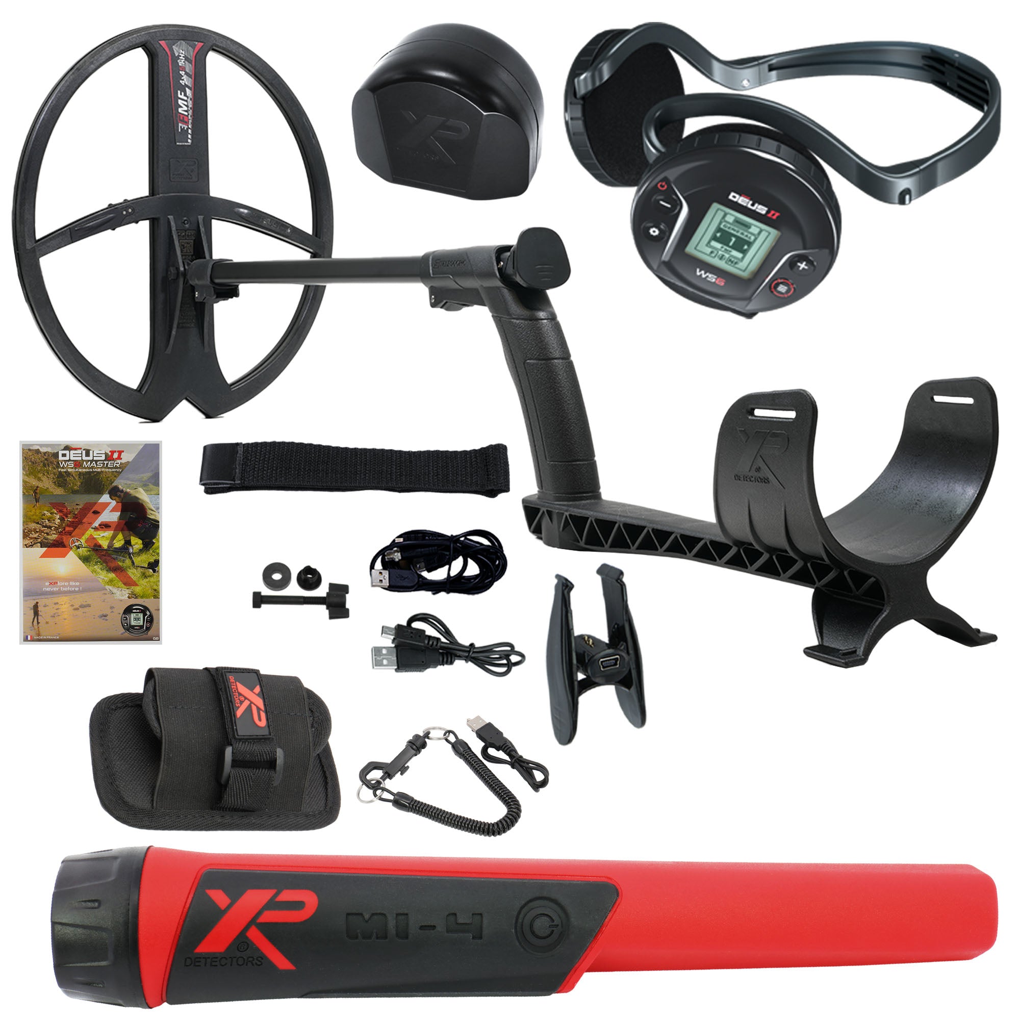Xp Metal Detectors XP DEUS II WS6 Master Fast Multi Frequency Metal Detector with 13 x 11 ...