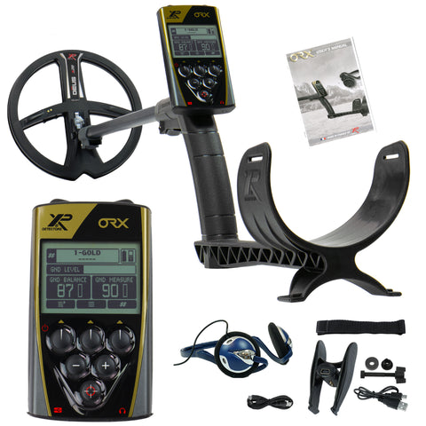 XP ORX Metal Detector Wireless Metal Detector with  9" X35 Search Coil + FX-02 Backphones