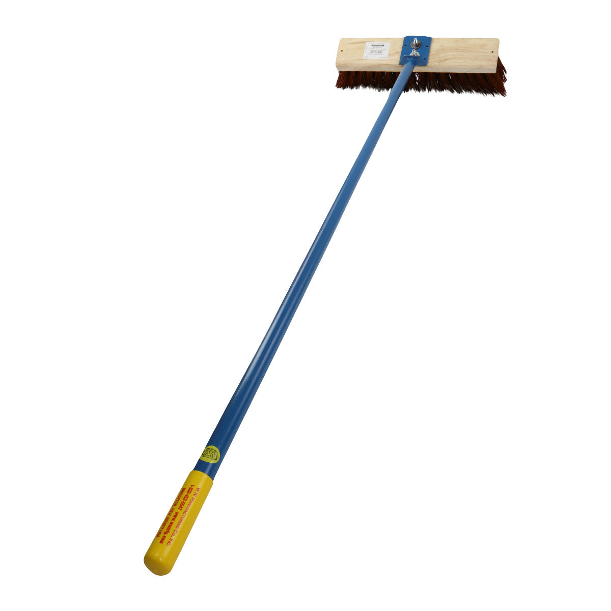King of Spades Broom, Poly Bristle Head for Shop or Home Clean Up