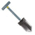Lesche Mini Sampson 18" T-Handle Shovel for Metal Detecting, Gardening