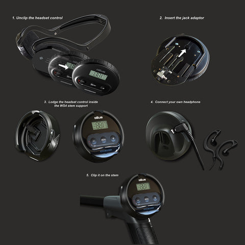 XP Deus Metal Detector w/ Backphone Headphones and 9” X35 Waterproof Search Coil