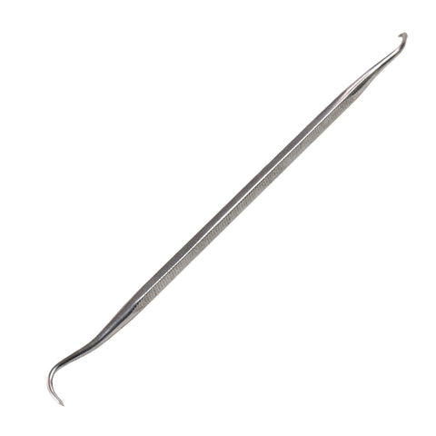 DD4 5-3/4" Double Ended Stainless Steel Pick w/ Angled & Round Hooks