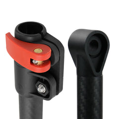 Detect-Ed Black LS Carbon Fiber Upper & Lower Shaft for Minelab Equinox Detector