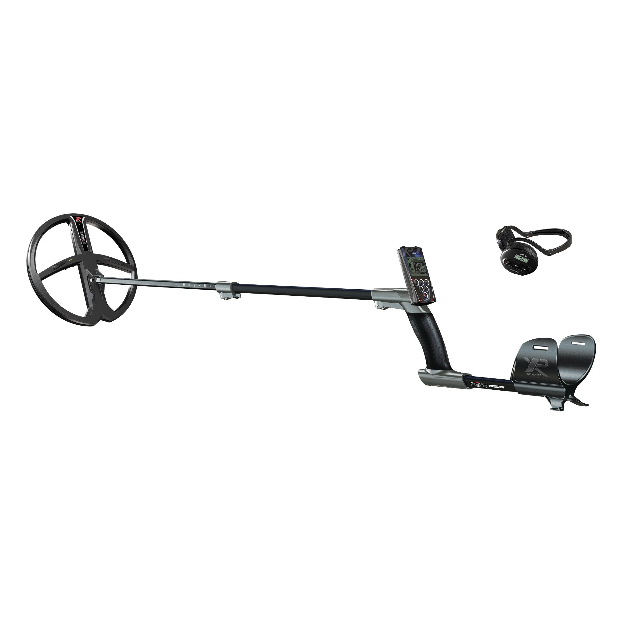 XP Deus Metal Detector w/ MI-6 Pinpointer, Headphones, Remote, X35 Coil & more
