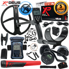 XP Deus Detector w/ MI-6 Pinpointer, WS4 Backphone, Remote, X35 Coil & More