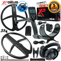XP Deus Detector Deep Gold & Relic Combo, Headphones, Remote and 2 X35 Coils