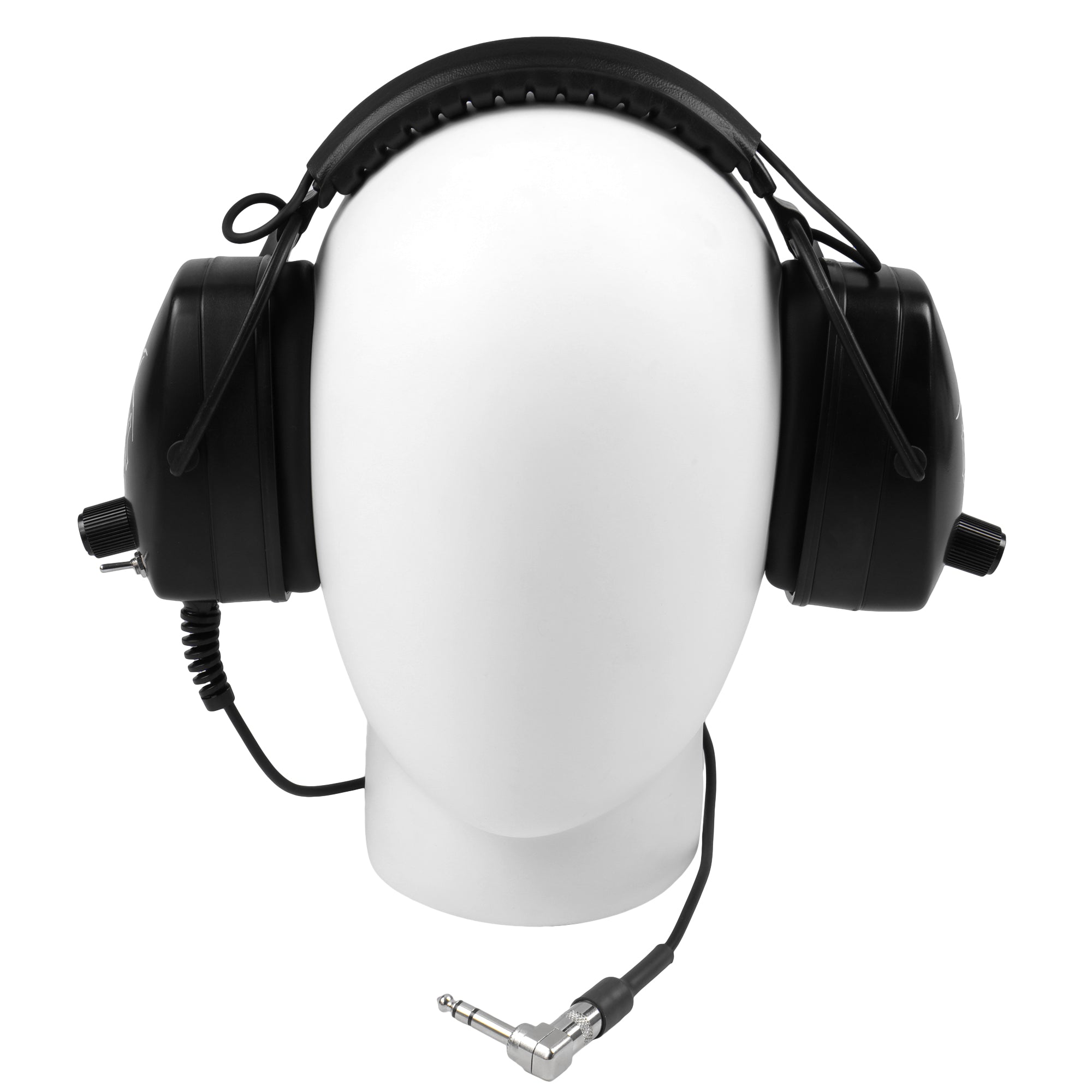DetectorPro Black Widow Platinum Headphones with 1/4" Plug for Metal Detector