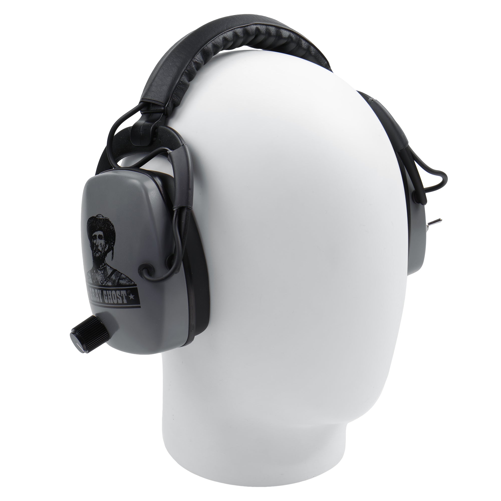 DetectorPro Gray Ghost NDT Platinum Series Headphones with 1/4" Angle Connector