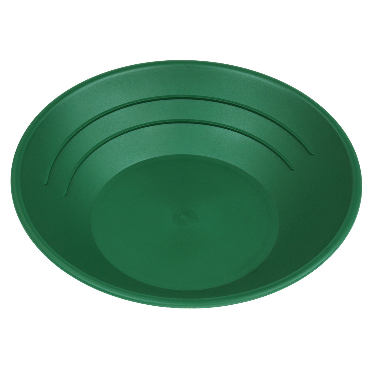 Lot of 2 10" Green Plastic Gold Pans Panning & Snifter Bottle for Prospecting