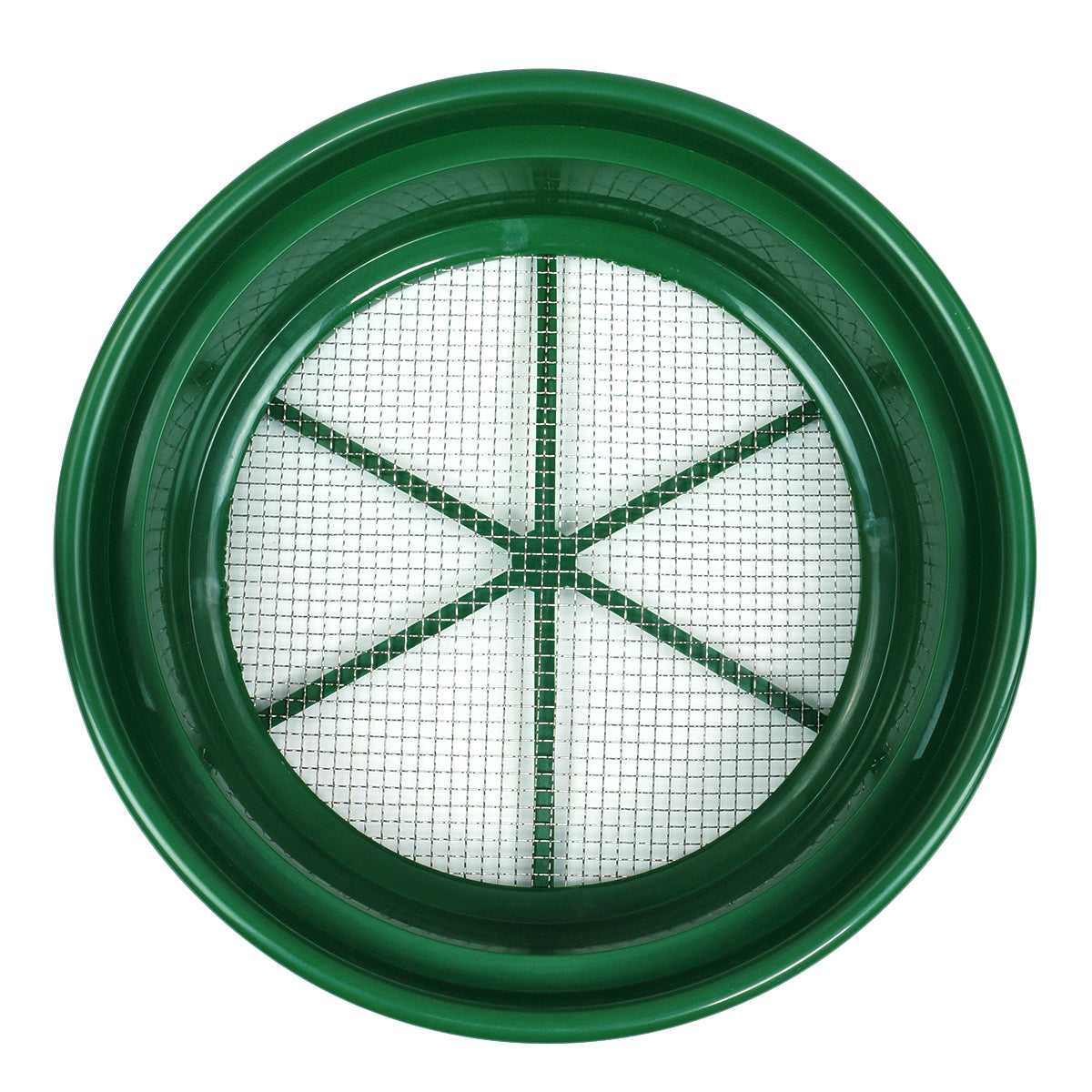 6 pc Green Sifting Gold Pan Plastic Classifiers &amp; 8 lbs Magnetic Pickup Tool