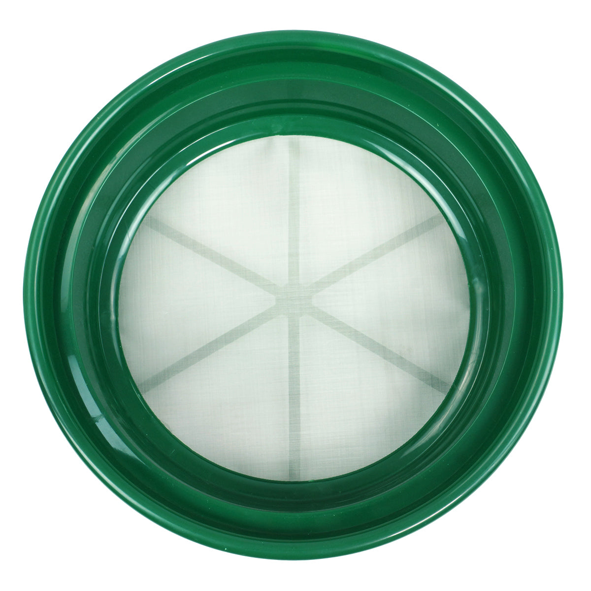 4 pc Green Plastic Gold Sifting Pan Classifier Stackable Various Mesh Sizes 1/20