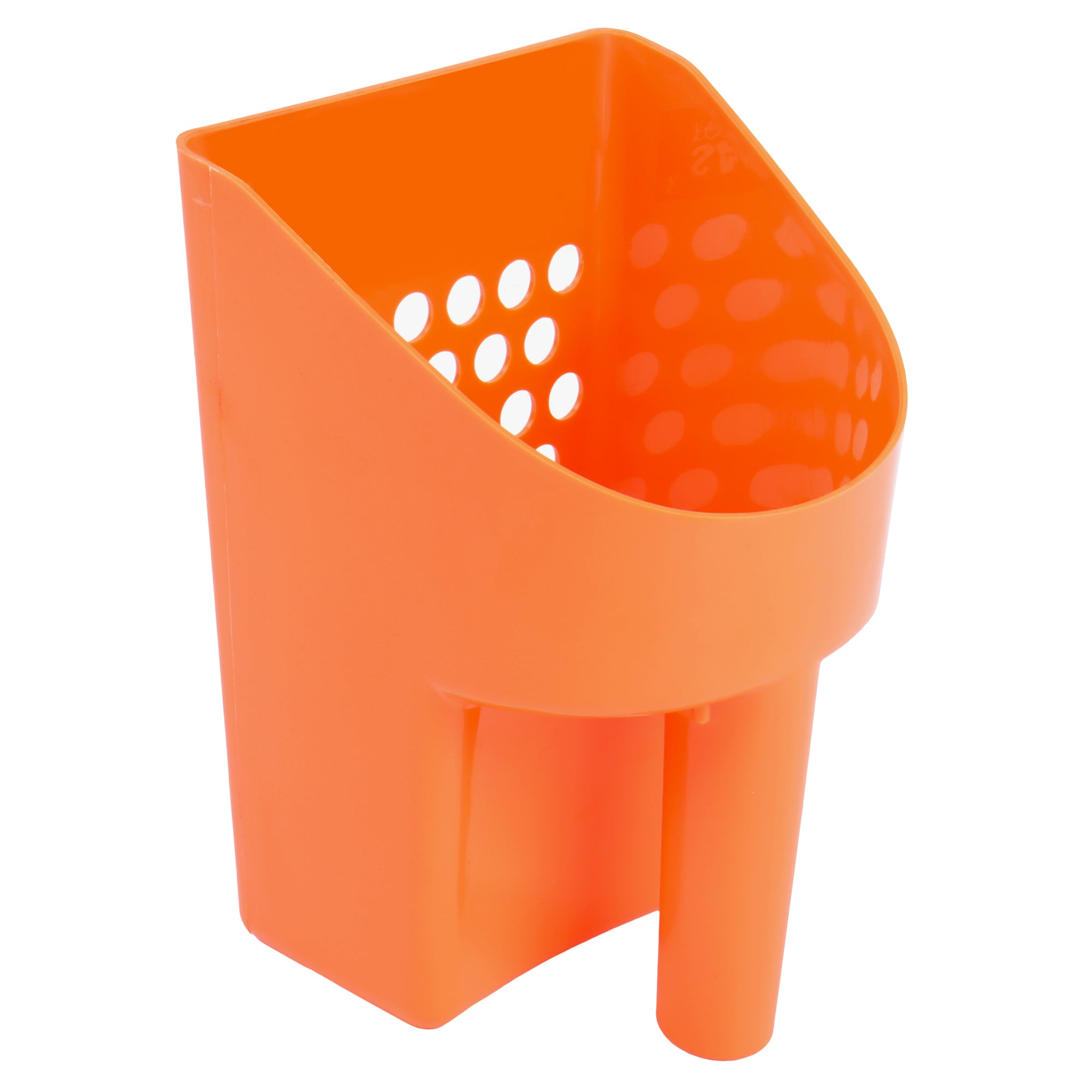 8 1/2" Orange Hand Held Plastic Metal Detector Sand Scoop for Gold Prospecting