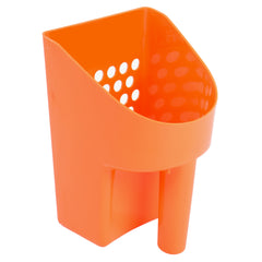8 1/2" Orange Hand Held Plastic Metal Detector Sand Scoop for Gold Prospecting