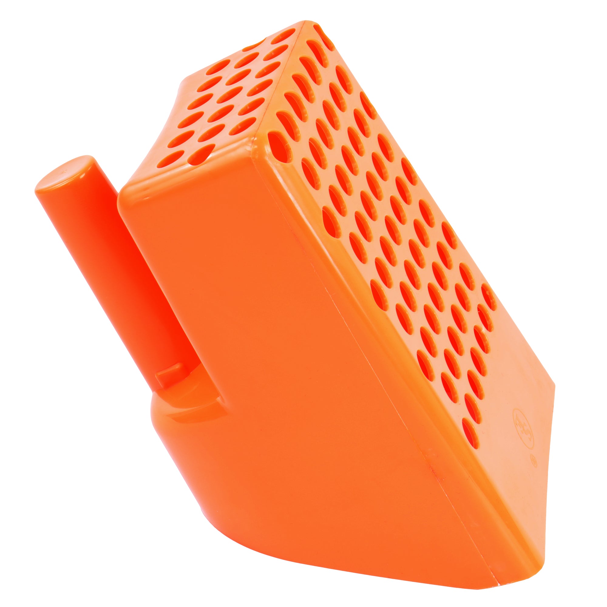 8 1/2" Orange Hand Held Plastic Metal Detector Sand Scoop for Gold Prospecting