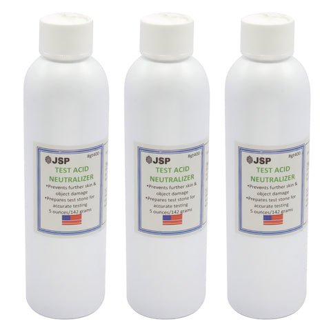 JSP Test Acid Neutralizer 5 oz 142g - KIT of 3 Bottles