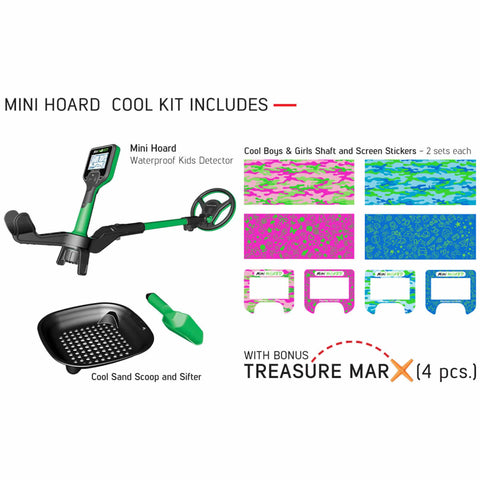 Nokta Mini Hoard "Cool Kit" Kids Waterproof Metal Detector