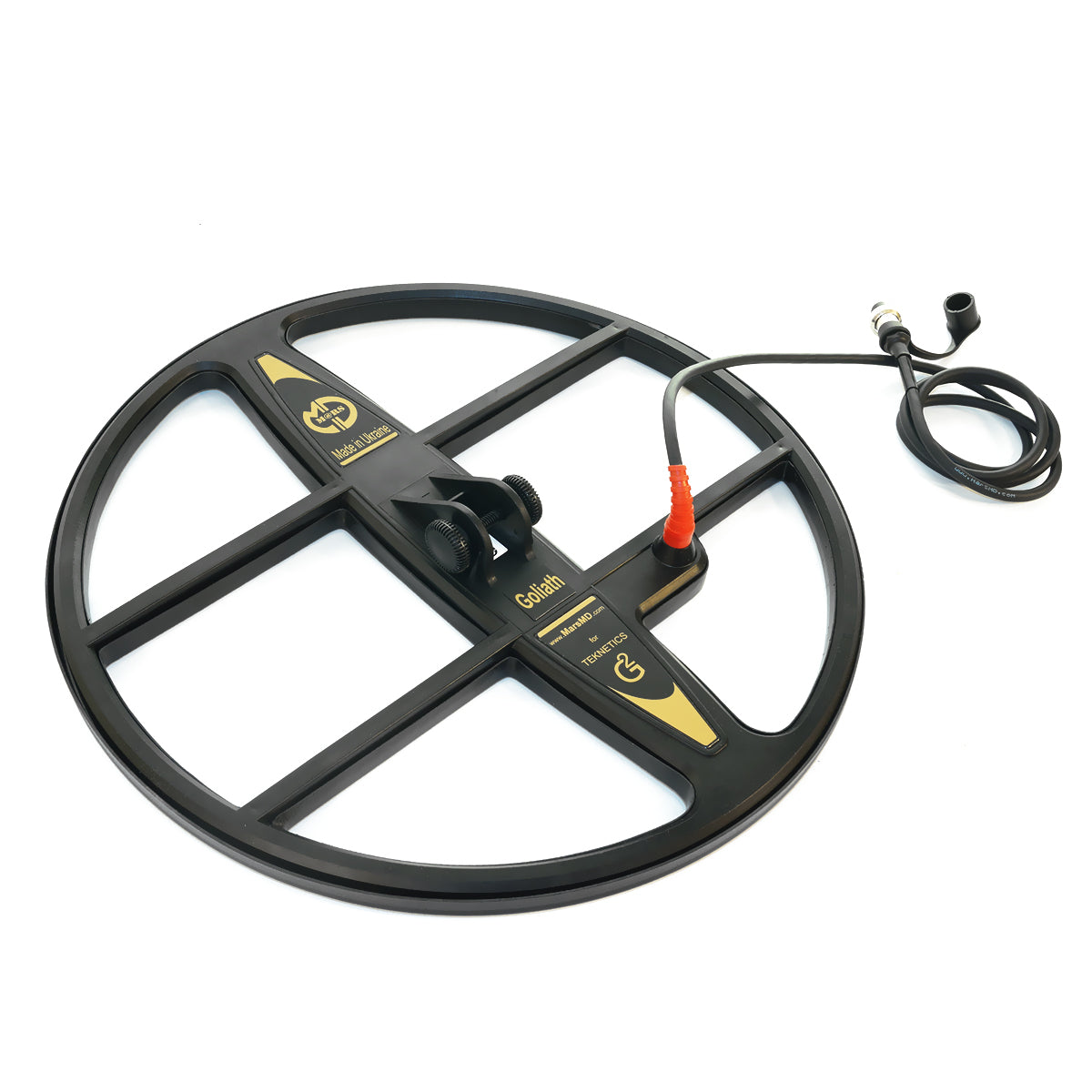 Mars Goliath 15” DD Waterproof Search Coil for Teknetics G2 Metal Detector