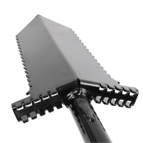 Anaconda NX-5 Tempered Steel 31" Shovel w/ Double Serrated Blade &amp; Foot Pegs