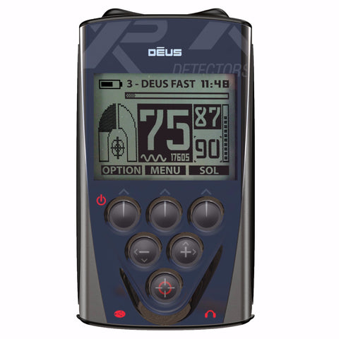 XP Deus Metal Detector w/ MI-4 Pinpointer, Remote, X35 Coil & more