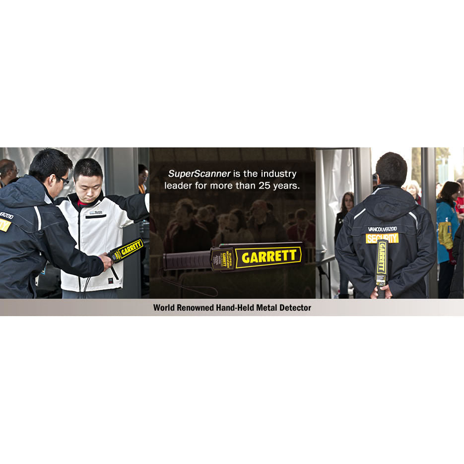 Garrett Super Scanner V Hand-Held Security Metal Detector